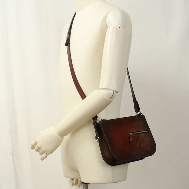 ブラウン ベルルッティレザー ショルダーバッグ Berluti（ベルルッティ） 中古 ショルダーバッグ メンズ ブランド