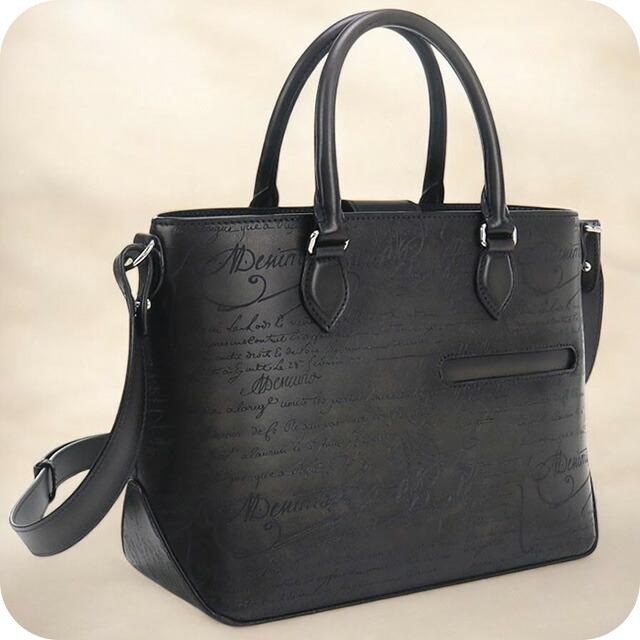 ベルルッティ トゥジュール スクリットスワイプレザートートバッグ 箱付 美品 楽天市場】Berluti ベルルッティ トゥジュール スクリット