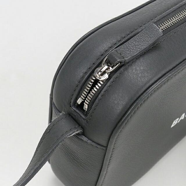 BALENCIAGA バレンシアガ ショルダーバッグ エブリデイ カメラバッグ 肩掛け 斜め掛け 犬 猫 552370 レザー    ブラック 黒 シルバー金具 レディース【中古品】 BALENCIAGA（バレンシアガ） 中古 斜め掛け ショルダーバッグ