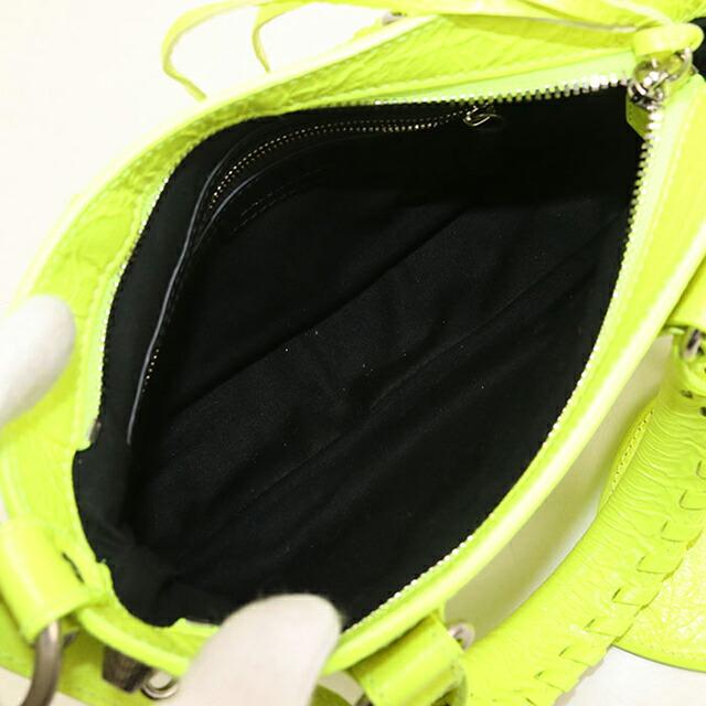 バレンシアガ 391571 ルディス 2WAY ハンドバッグ レザー イエロー BALENCIAGA（バレンシアガ） 中古 ハンドバッグ レディース ブランド