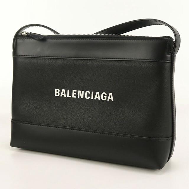 バレンシアガ ショルダーバッグ レザー ブラック レディース BALENCIAGA  中古 BALENCIAGA（バレンシアガ） 中古 斜め掛け ショルダーバッグ
