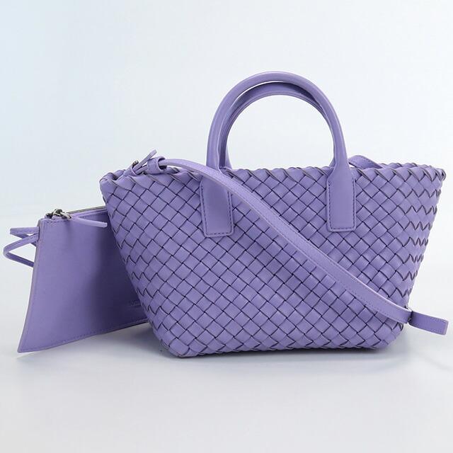 ボッテガヴェネタ イントレチャート トートバッグ パープル ラベンダー ピンク BOTTEGA VENETA ボッテガ・ヴェネタ BOTTEGAVENETA バッグ