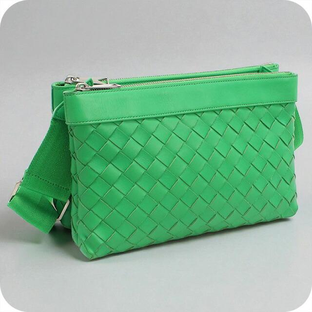 ボッテガヴェネタ イントレチャート スコルピート ショルダーバッグ【中古】 BOTTEGA VENETA（ボッテガ・ヴェネタ） ショルダーバッグ イントレ