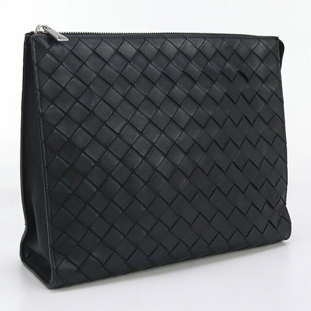 【最終値下げ/BOTTEGA VENETA】イントレチャートバッグ　ブラック お値下げ)BOTTEGA VENETA イントレチャート レザー ショルダー