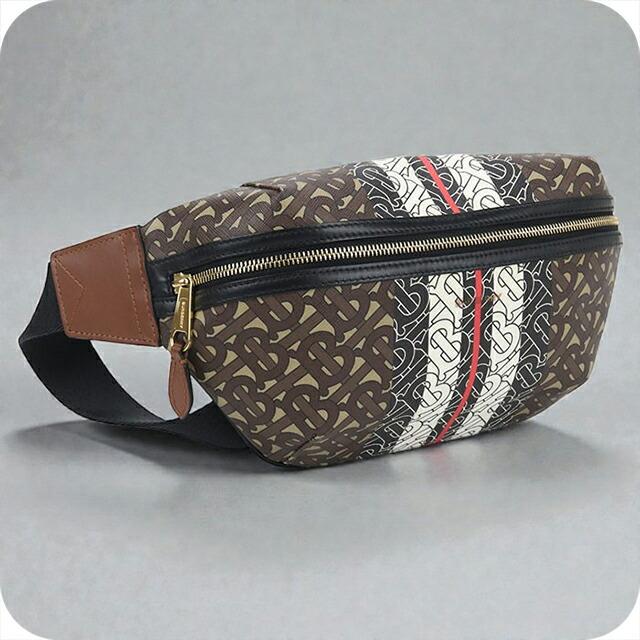 Burberry バーバリー TBベルトバッグ ウエスト ボディバッグ　ブラウン BURBERRY（バーバリー） TBモノグラム ウエストポーチ ボディバッグ