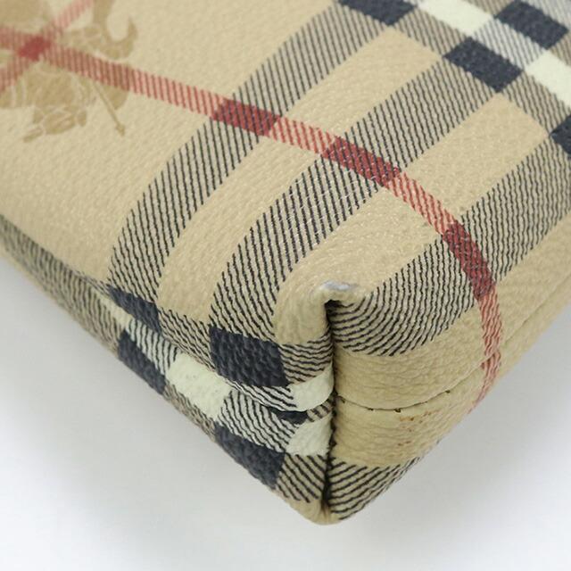 BURBERRY 中古 バーバリー ポーチ ユニセックス ブランド PVC BURBERRY 中古 バーバリー ポーチ ユニセックス ブランド PVC