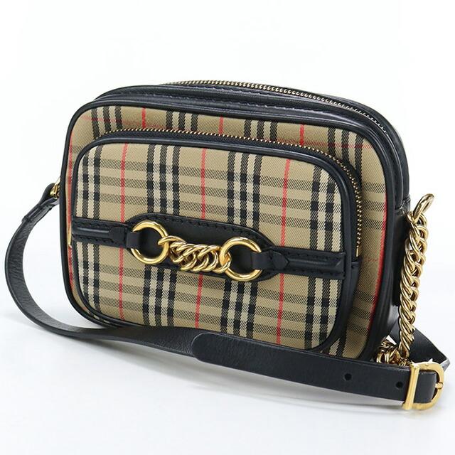 BURBERRY ショルダーバッグ ノバチェック ダブルファスナー BURBERRY バーバリー ノバチェック ショルダーバッグ 四角