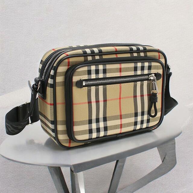 中古 バーバリー 斜め掛け ショルダーバッグ メンズ ブランド BURBERRY  