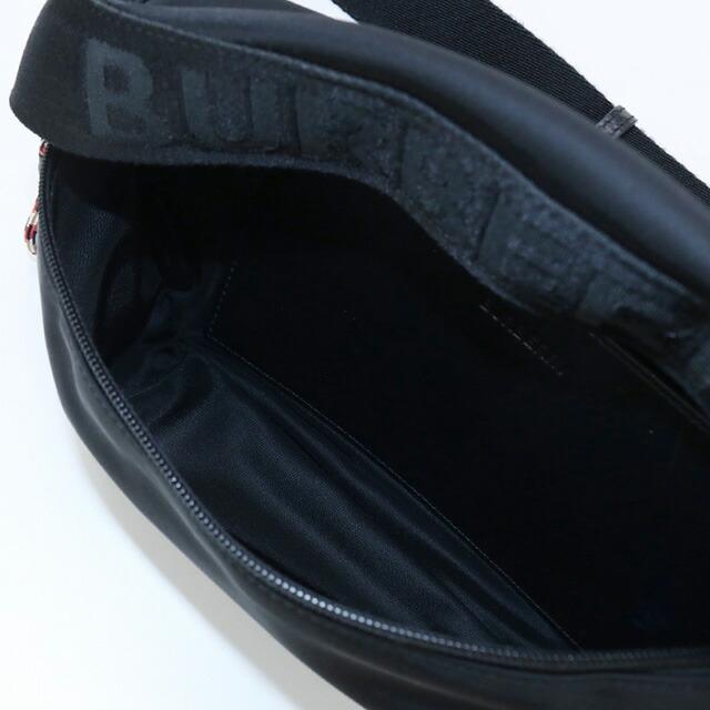 極美品 バーバリー ボディバッグ サコッシュ 黒 ロゴ ユニセックス BURBERRY（バーバリー） 中古 ボディバッグ ユニセックス ブランド