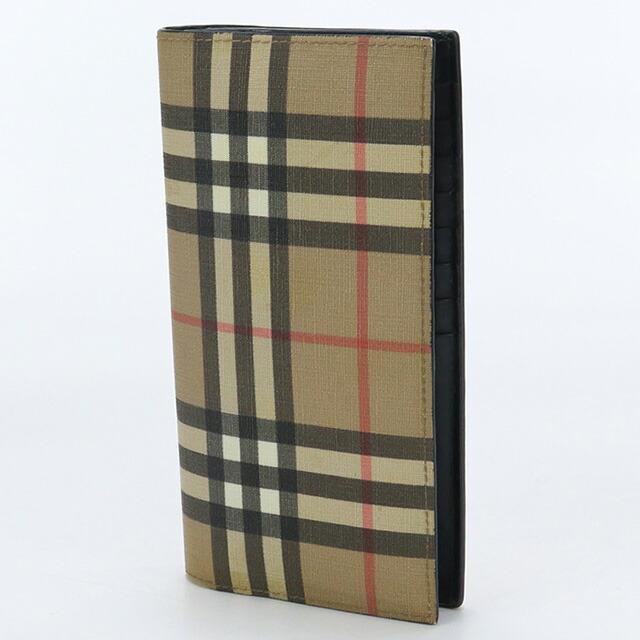 BURBERRY 中古 バーバリー 長財布ニ折小銭入付き メンズ