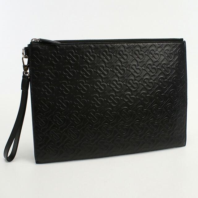 BURBERRY バーバリー クラッチバッグ 黒 レザー - ビジネスバッグ BURBERRY バーバリー クラッチバッグ 黒 レザー - ビジネスバッグ