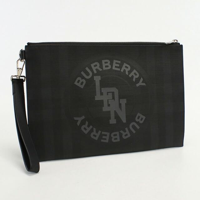 BURBERRY 中古 バーバリー クラッチバッグ メンズ ブランド ジップ 