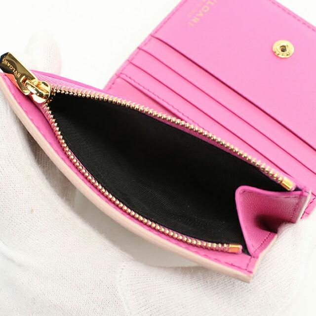 BVLGARI（ブルガリ） 中古 二つ折り財布 レディース ブランド ロゴ