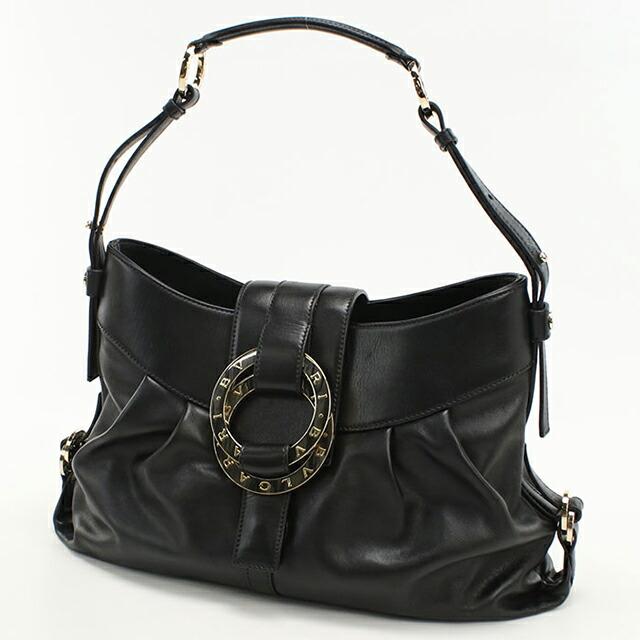 BVLGARI ブルガリ チャンドラ　 ハンドバッグ ブラック BVLGARI（ブルガリ） 中古 ショルダーバッグ レディース ブランド
