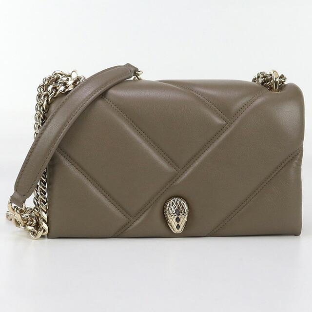 ブルガリ BVLGARI ショルダーバッグ セルペンティ レザー/メタル ダークレッド/ゴールド レディース 送料無料【中古】 z3547 BVLGARI - ブルガリ セルペンティ フォーエバー チェーンショルダー