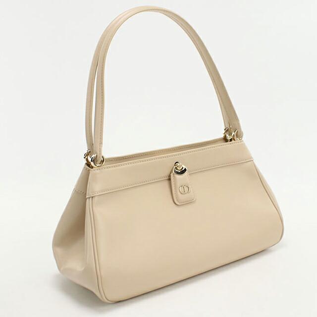 Christian Diorヴィンテージレザーハンドバッグ　ベージュ Christian Dior（クリスチャン・ディオール） 中古 ディオール