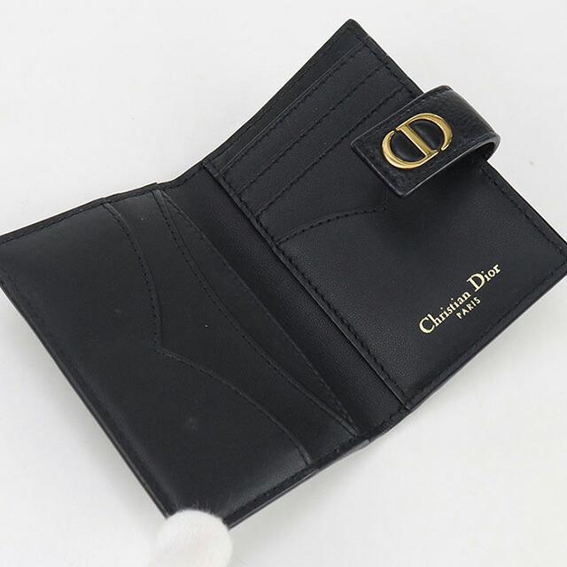 Dior ブラック ケース 財布 カードケース Christian Dior（クリスチャン・ディオール） 中古 ディオール カード