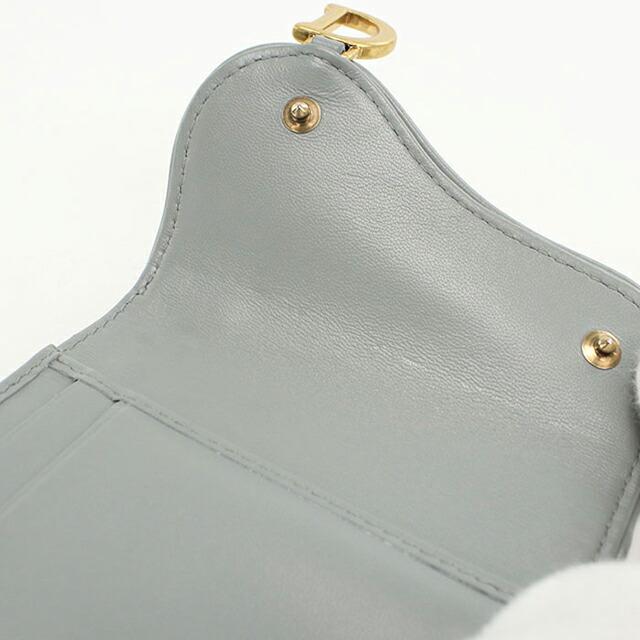 DIOR 財布 SADDLE ロータスウォレット グレー Christian Dior（クリスチャン・ディオール） ディオール Dior 財布