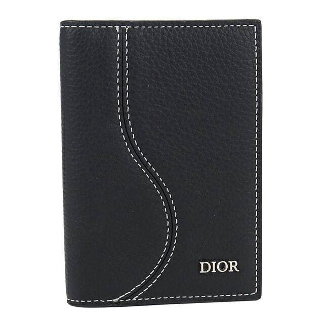 Christian Dior 二つ折りカードケース 黒 Christian Dior（クリスチャン・ディオール） 中古 ディオール カード