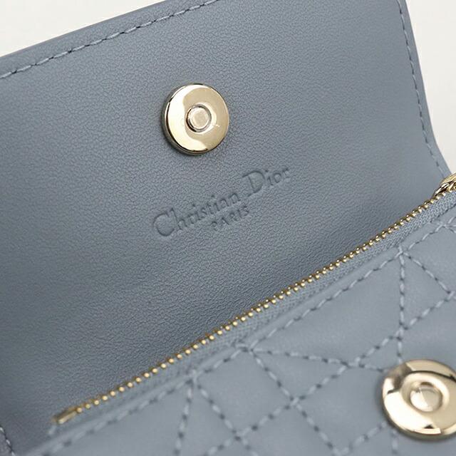ディオール グリシン ウォレット マイディオール S0966ONMJ_M81B 二折財布 Christian Dior（クリスチャン・ディオール） 中古 ディオール 二折