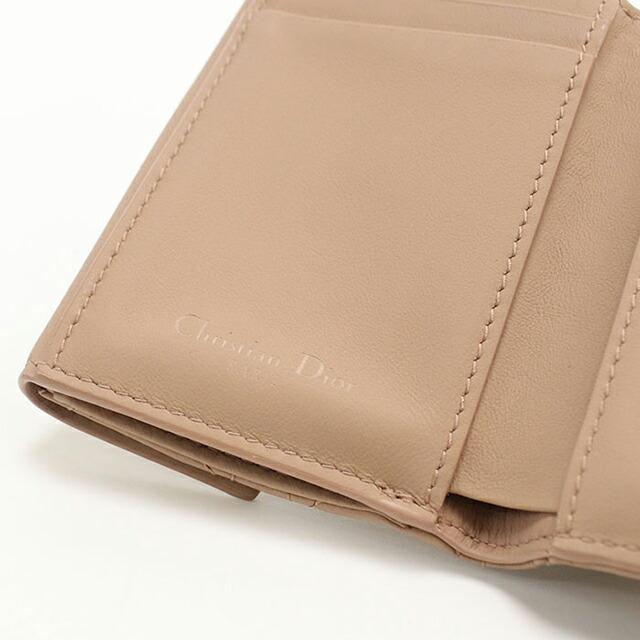 Dior ロータスウォレット ベージュ 三つ折財布 Christian Dior（クリスチャン・ディオール） 中古 ディオール 三