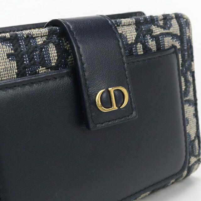 Dior 黒 キルティング 二つ折り財布　中古 Christian Dior（クリスチャン・ディオール） 中古 ディオール 二