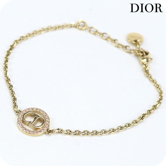 クリスチャンディオール　ゴールドメタルチェーンブレスレット　中古 Dior ゴールド チェーンブレスレット