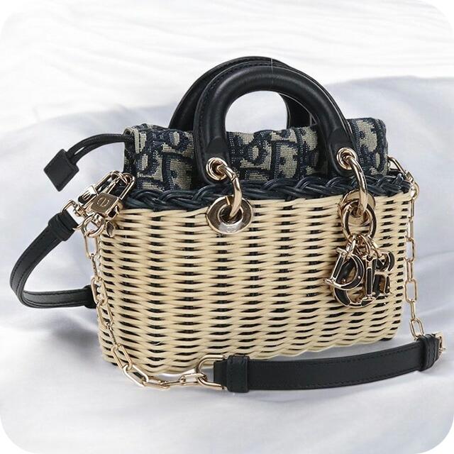 DIOR かごバック　マイクロミニショルダー ディオールポーチ 新品未使用 Christian Dior（クリスチャン・ディオール） 中古 カゴバッグ