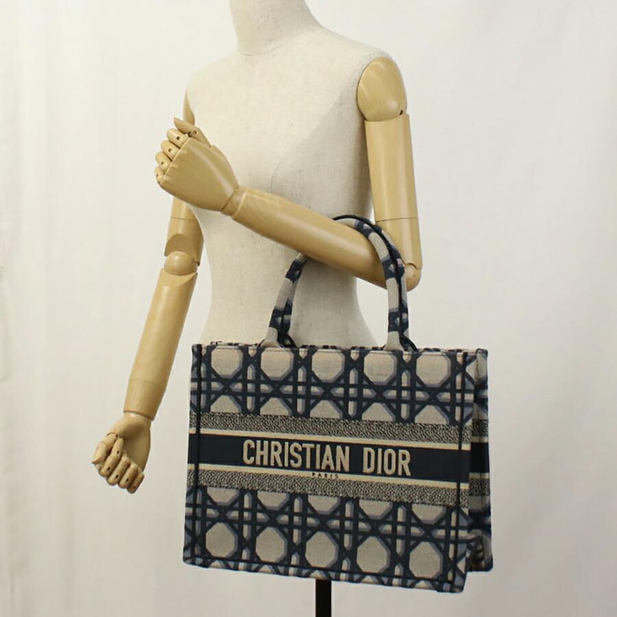 CHRISTIAN DIOR エコバッグ ネイビー CHRISTIAN DIOR エコバッグ ネイビー クリスチャン・ディオール