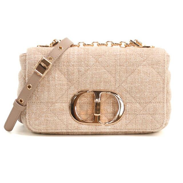 Christian Diorパーティバッグ ベージュ ビンテージ 総柄 チェーン Christian Diorパーティバッグ ベージュ ビンテージ 総柄 チェーン