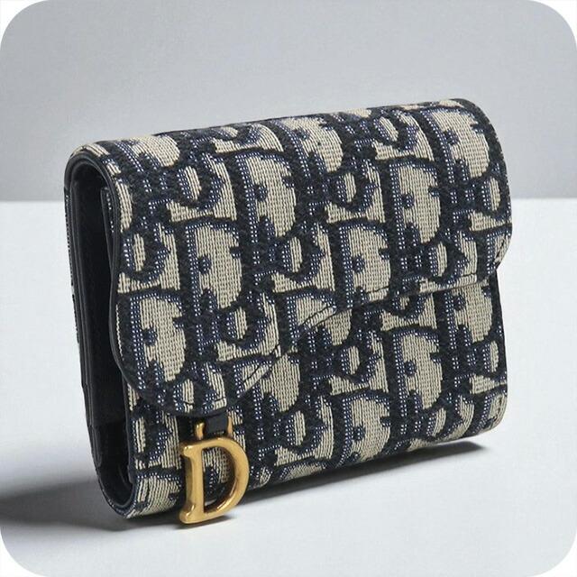 Dior 財布 Dior ディオール サドル ロータスウォレット 三つ折り財布 (Dior