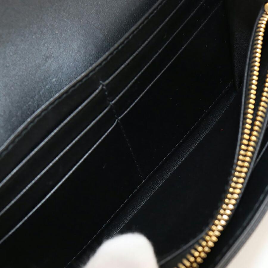 Christian Dior 中古 ディオール 長財布ニ折小銭入付き レディース  