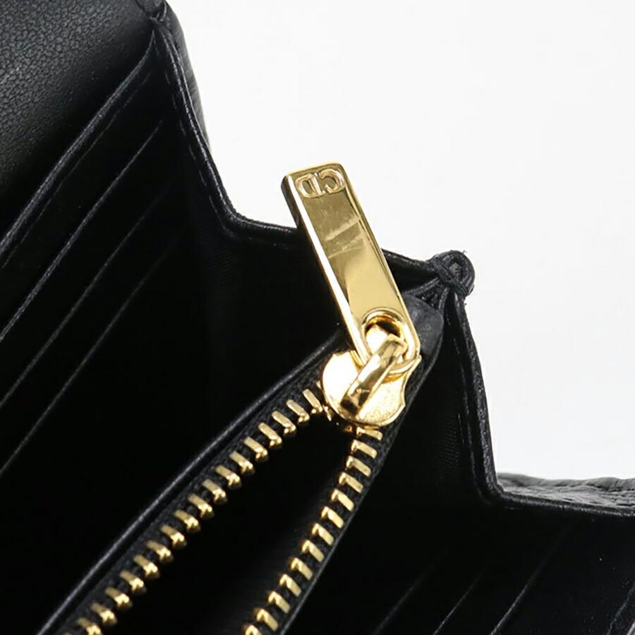 Christian Dior 中古 ディオール 長財布ニ折小銭入付き レディース  