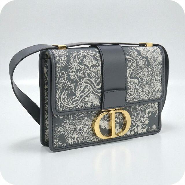 中古良品DIOR ディオール 斜め掛け ショルダーバッグ 30 モンテーニュ レディース グレー Christian Dior（クリスチャン・ディオール） 中古 ディオール 斜め