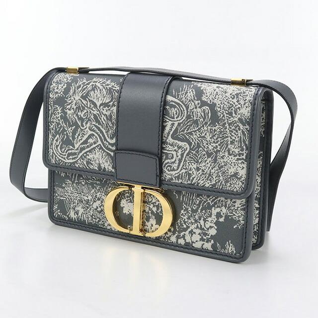 ディオール Dior 30 MONTAIGNE モンテーニュ ボックス ショルダーバッグ バッグ レザー レディース ブルー系 01-RU-0210 【中古】 Dior - ディオール Dior 30 MONTAIGNE モンテーニュ ボックス