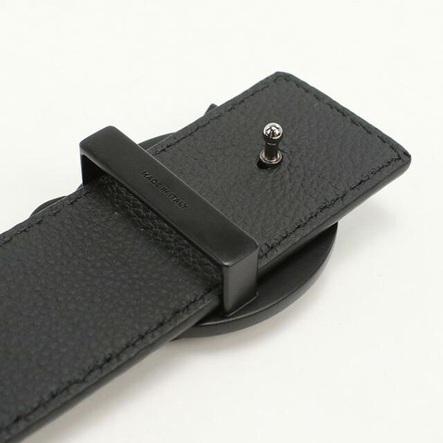 未使用 Christian Dior MONSIEUR レザー ベルト 黒 牛革 クリスチャン ディオール ベルト ブラック Monsieur 美品 ロング 102cm