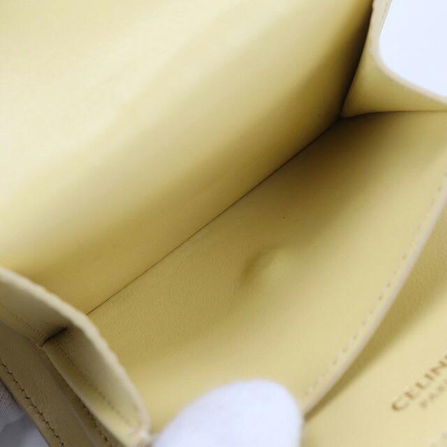 CELINE 三つ折り 財布 スモール トリフォールド ウォレット イエロー 楽天市場】セリーヌ スモール トリフォールド 三つ折りウォレット