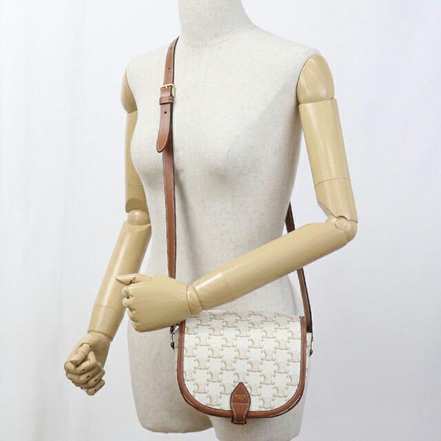 トリオンフバッグ 斜め掛け ショルダーバッグ CELINE（セリーヌ） 中古 斜め掛け ショルダーバッグ レディース