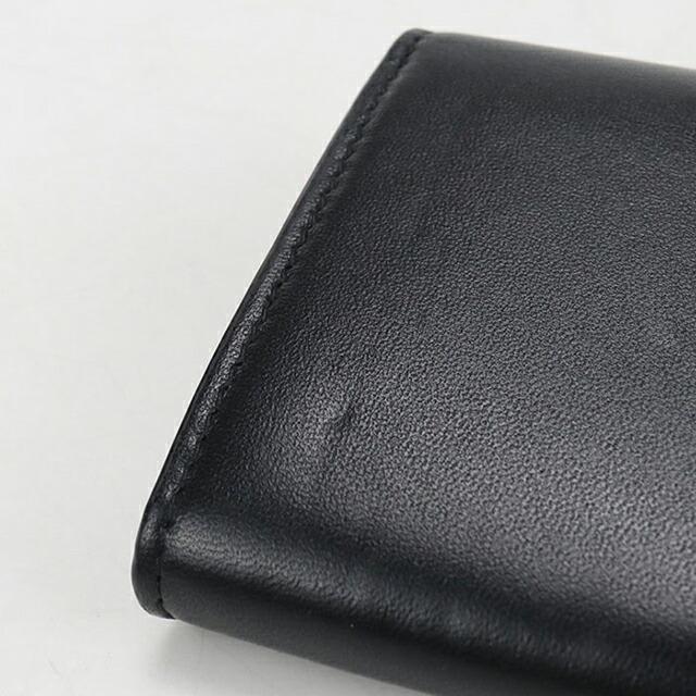 セリーヌ トリオンフ レザー 長財布 レディース 二つ折り財布 ブラック 美品 CELINE（セリーヌ） 中古 長財布二折 レディース ブランド トリオンフ