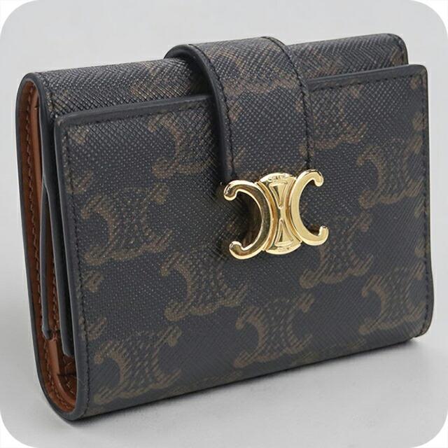 トリオンフ三つ折り財布 中古品 CELINE（セリーヌ） 中古 三つ折り財布 三折財布 レディース ブランド