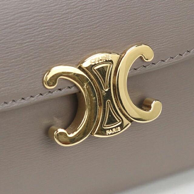 セリーヌ 折財布 トリオンフ フラップ ウォレット 三つ折り グレー 2013 TRIOMPHE セリーヌ CELINE トリオンフ スモール フラップウォレット 三