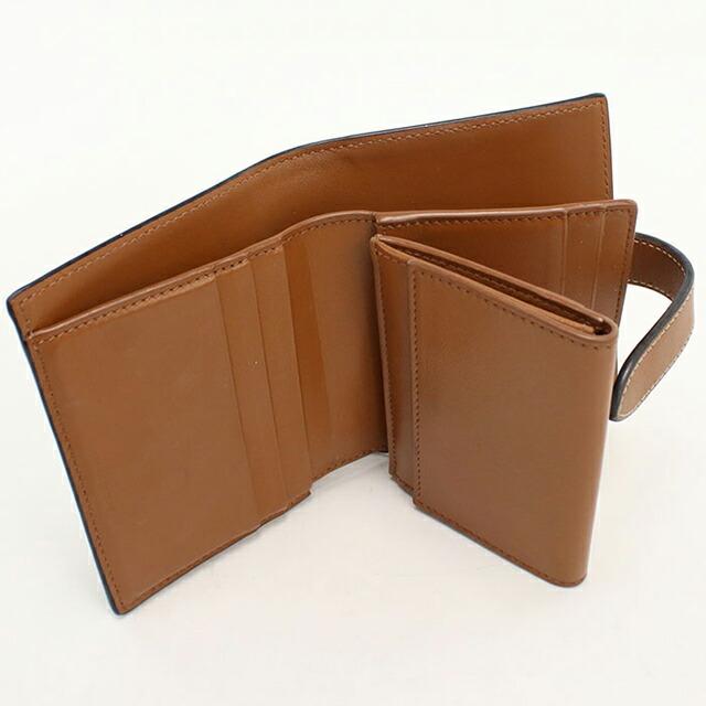 CELINE トリオンフ 2つ折り財布 ブラウン CELINE（セリーヌ） 中古 二つ折り財布 二折財布 コンパクト