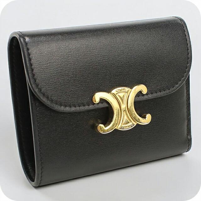 CELINE（セリーヌ） 中古 三つ折り財布 コンパクト 三折財布