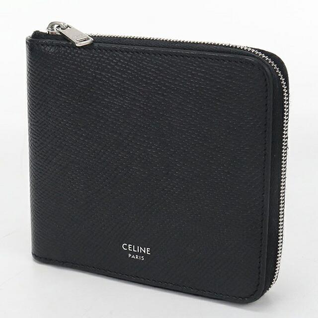 CELINE（セリーヌ） 中古 ラウンドファスナー折財布 メンズ ブランド