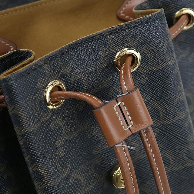 CELINE ヴィンテージ　ブラウン レザー バックパック　訳あり CELINE（セリーヌ） 中古 リュック レディース ブランド トリオンフ