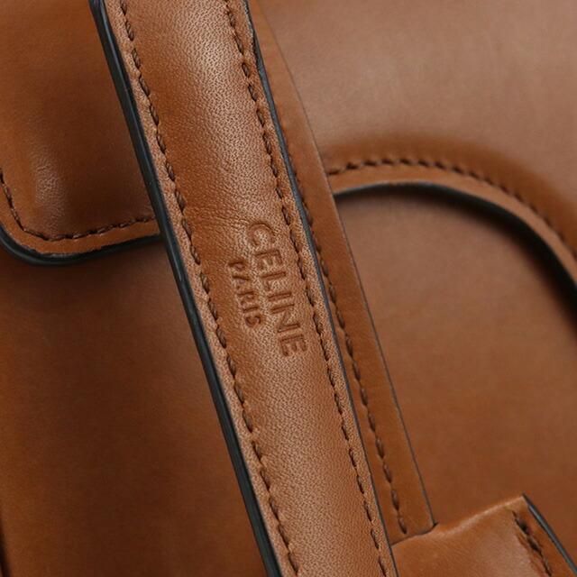 中古 セリーヌ ハンドバッグ レディース ブランド CELINE 16(セーズ) スモール バッグ レザー 188003BF.9.03TN ブラウン バッグ｜nanaple｜09