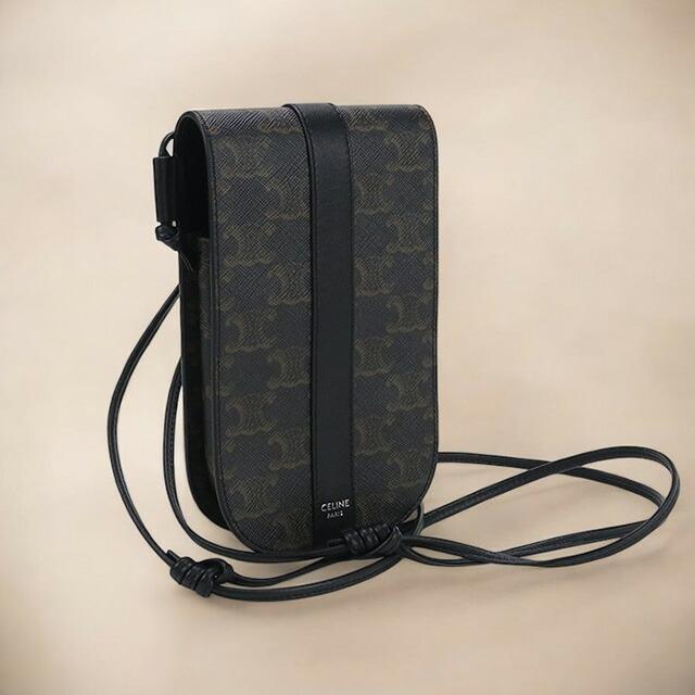 【中古】CELINE セリーヌ トリオンフキャンバス 斜め掛け ショルダーバッグ PVC レディース CELINE（セリーヌ） 中古 斜め掛け ショルダーバッグ レディース
