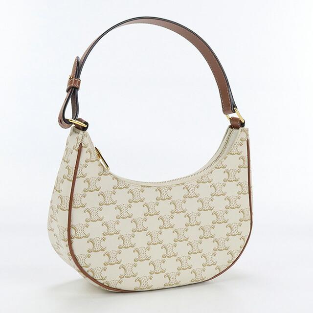 セリーヌ  AVA/アヴァ トリオンフ刺繍キャンバスショルダーバッグ レディース CELINE（セリーヌ） CELINE AVA アヴァ バッグ トリオンフキャンバス