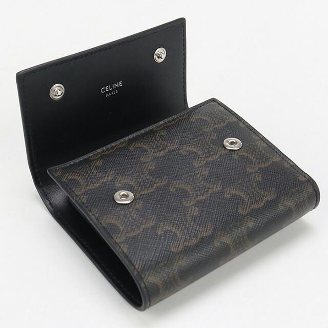 美品セリーヌ 三つ折り財布 トリフォールドウォレット トリオンフキャンバスタン Amazon | [セリーヌ] 財布 三つ折り TRIOMPHE トリオンフキャンバス