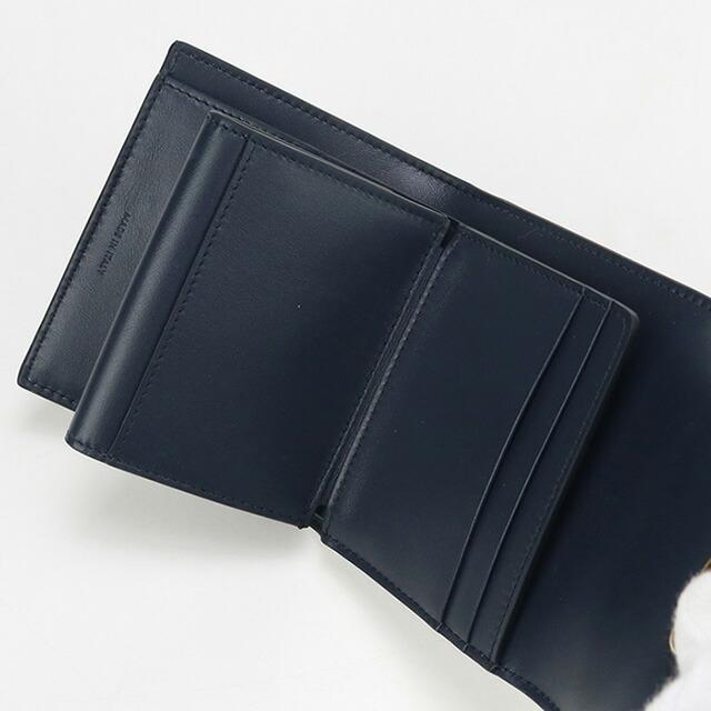 【未使用】セリーヌ CELINE 三つ折り財布 ネイビー コンパクトウォレット CELINE 中古 セリーヌ 三折財布 レディース ブランド トリオンフ